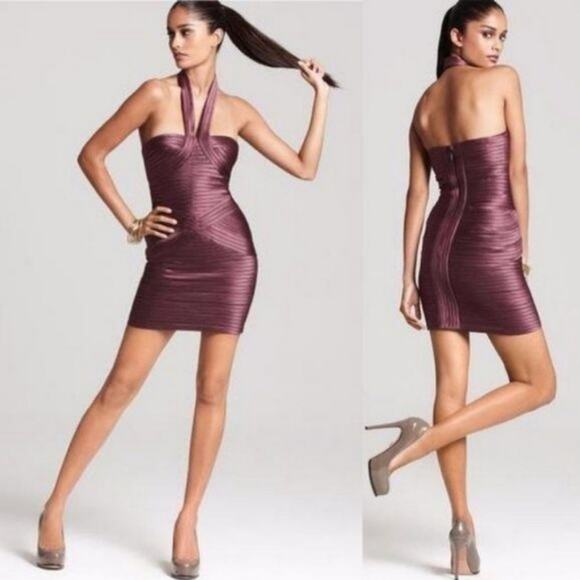 New NWT BCBG Max Azria Ria Halter Short Dress - Picture 2 of 13
